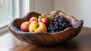 木果盘里的多彩新鲜水果