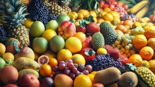 缤纷多彩的各类新鲜水果