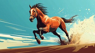 奔腾骏马 尽显自由奔放