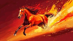 奔腾骏马 燃起热血激情