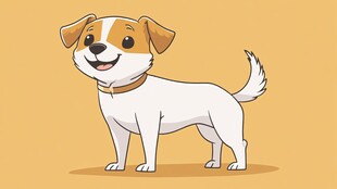 可爱小狗狗卡通形象