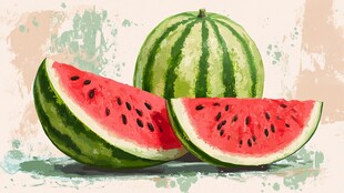 夏日西瓜 清新多汁的诱惑