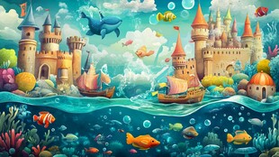 梦幻海底城堡奇幻世界