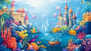 梦幻海底城堡奇幻世界