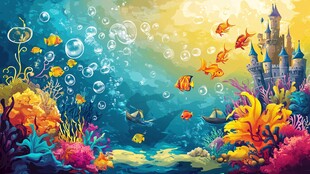 梦幻海底城堡奇幻世界