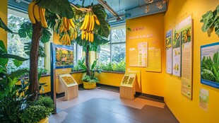 香蕉主题科普展示空间
