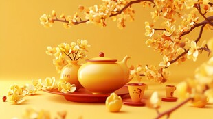 春日茶韵 繁花相伴