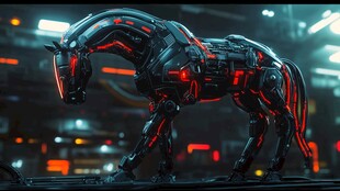 机械战马 科技与力量的融合