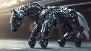 未来机械马 科技感十足