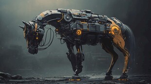 机械战马 科技感十足