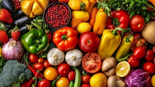 多彩新鲜蔬菜与水果大赏