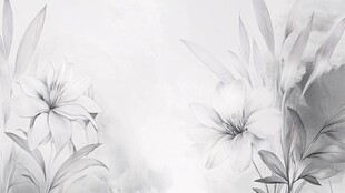 水墨花卉背景图