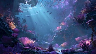 梦幻海底世界奇幻珊瑚景观