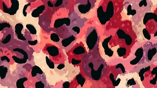 梦幻豹纹图案纹理设计