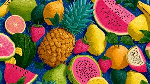 缤纷多彩的夏日水果盛宴