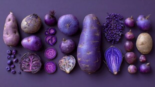 紫色系多彩蔬菜大集合