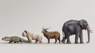 动物模型展示 多样野生动物