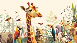 丛林动物大聚会