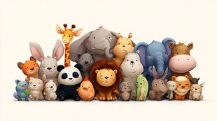 可爱卡通动物大集合