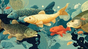 畅游海底的多彩鱼类世界