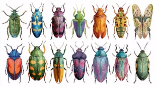 多彩甲虫大集合