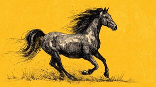 奔腾骏马 尽显自由之姿