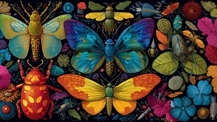 缤纷昆虫绘就多彩微观世界