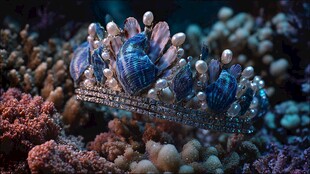 海底梦幻珍珠贝壳皇冠