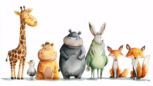 可爱动物们的欢乐大集合