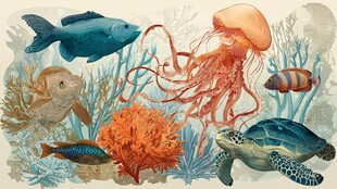 海底生物大集合