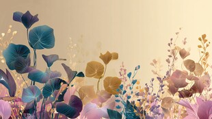 梦幻花卉景观图