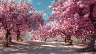 梦幻樱花林 春日浪漫之路