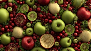 缤纷多彩的各类新鲜水果