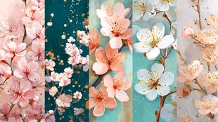 春日缤纷樱花图案集锦