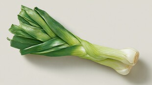 新鲜大葱 翠绿饱满诱人