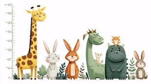 动物身高大比拼