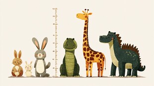 动物身高大比拼