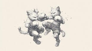 猫咪拳击对决