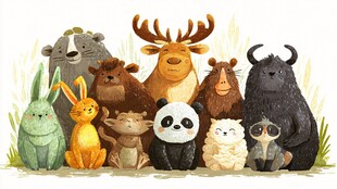 可爱动物大集合