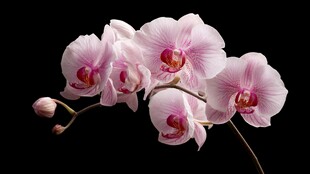 粉色蝴蝶兰特写