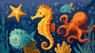 海底奇妙生物欢乐聚会