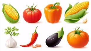 多样新鲜蔬菜大集合