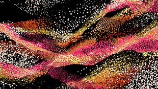 梦幻色彩流动抽象图案