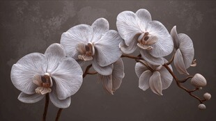 素雅白蝶兰 尽显清幽之美