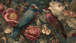 花鸟绘景 自然灵动之美