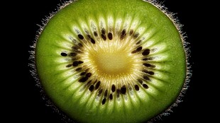 奇异果切面特写