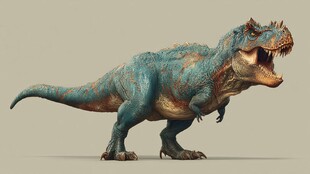 逼真霸王龙3D模型展示