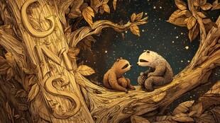 树杈上的动物奇幻夜