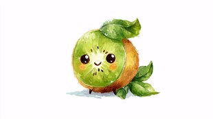 可爱猕猴桃卡通形象