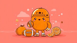 橙子橄榄球选手